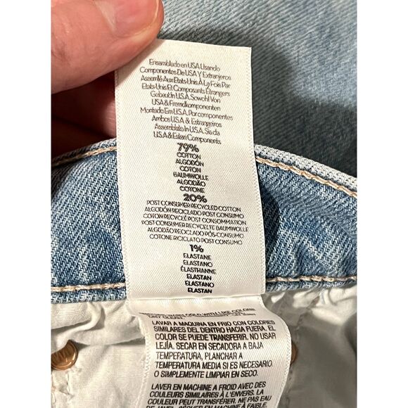 NWT MOTHER The Rambler Zip Flood Jeans in Cherie Cherie Plus Size 34 - Picture 15 of 16